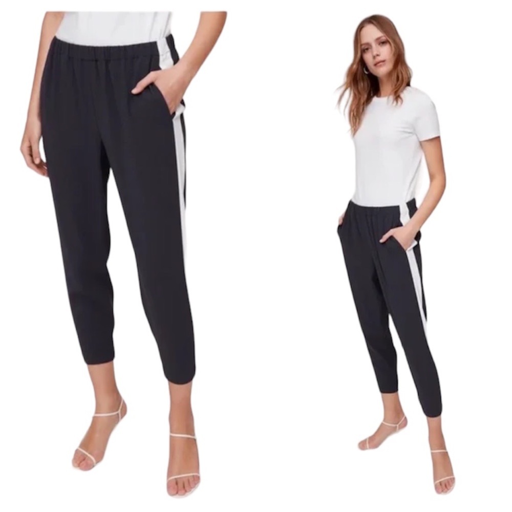 Aritzia Babaton Dexter Side Stripe Crepe Trouser